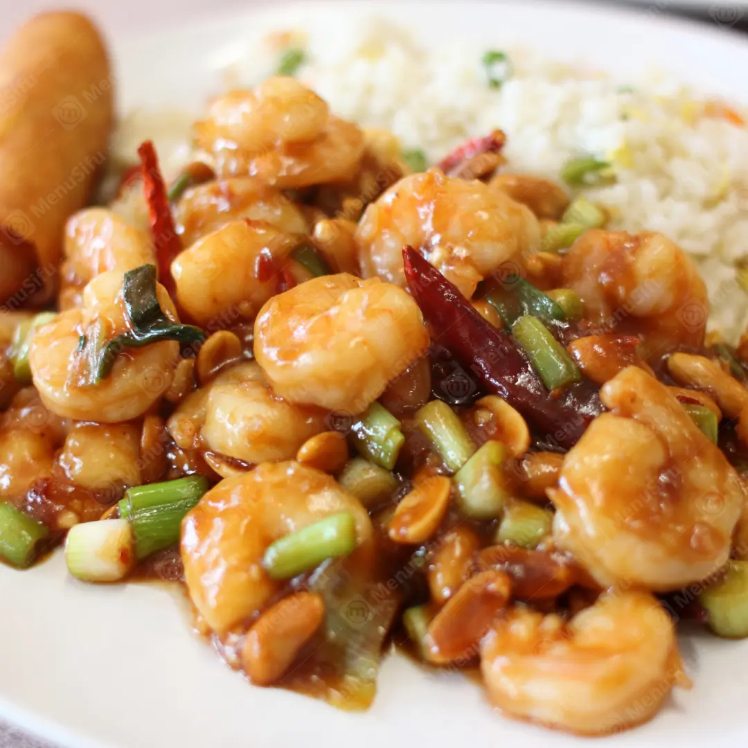 Kung Pao Shrimp at $1.5 Express，a Chinese Fast Food Restaurant in Kenner
