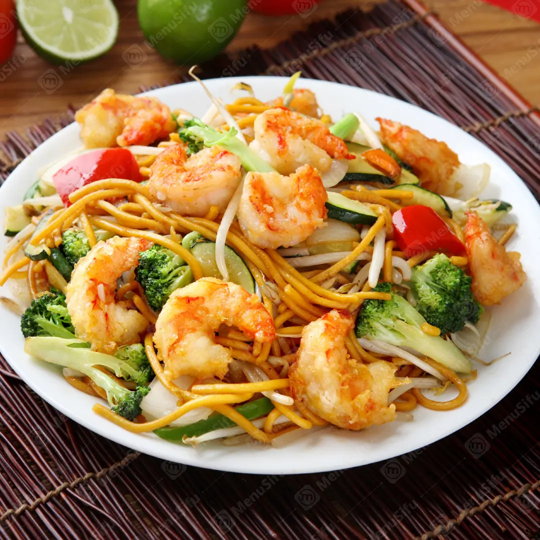 shrimp chow mein at $1.5 Express，a Chinese Fast Food Restaurant in Kenner